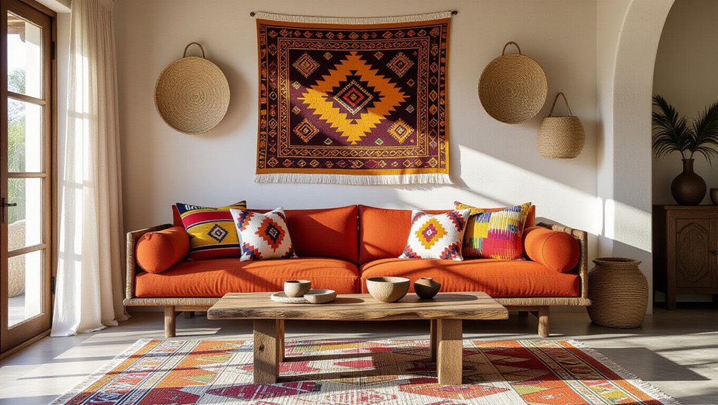 vibrant african mud cloth