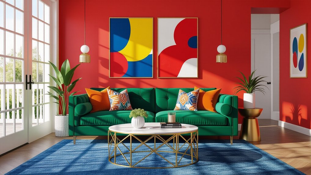 vibrant colorful home inspiration