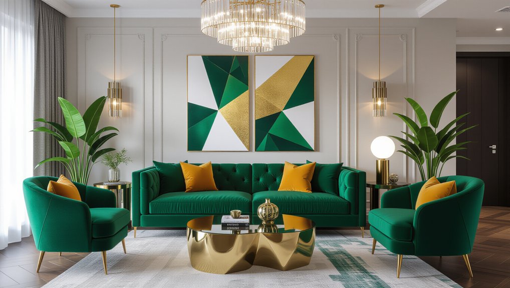 vibrant geometric decor ideas