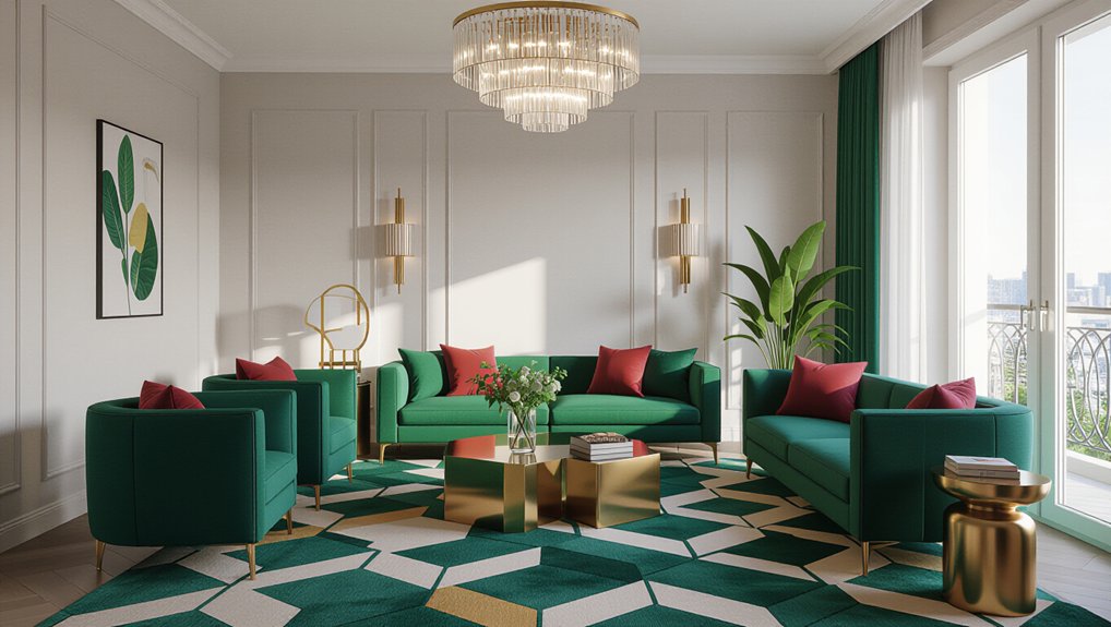 vibrant geometric pattern transformations