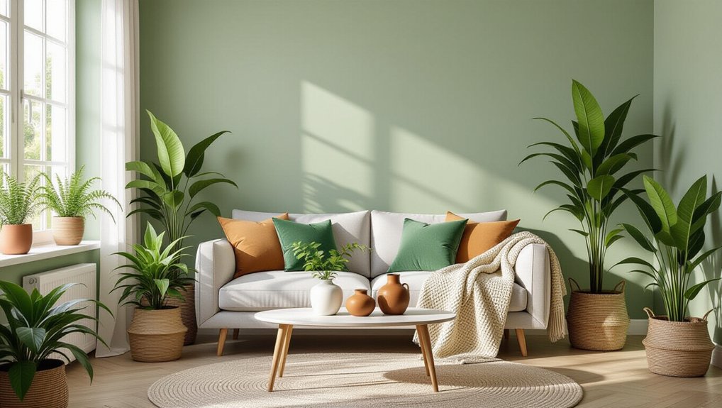 vibrant greenery for decor