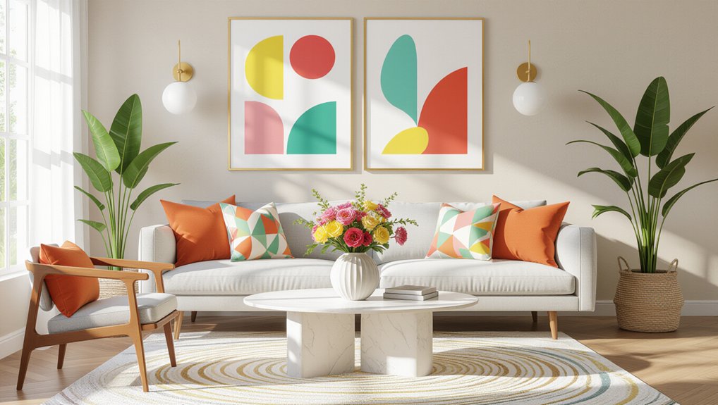 vibrant neo deco spring decor