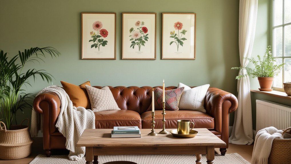 vintage charm meets sage green