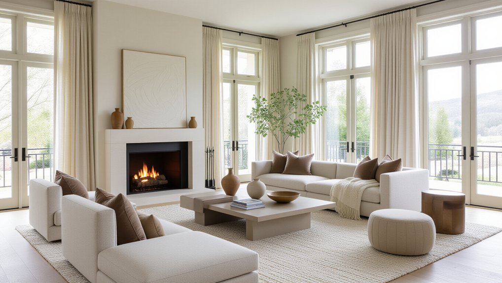 warm luxurious neutral spaces